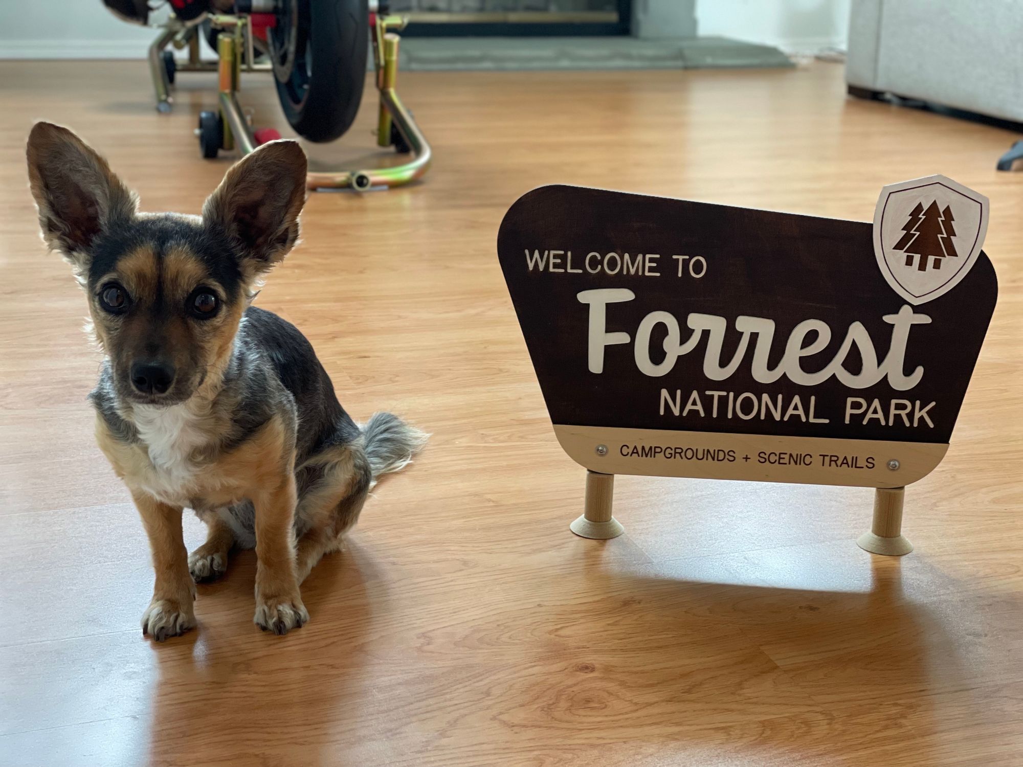 "Forrest" National Park Mini Sign